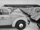 Parking Lot Outside of Volkswagen Plant Filled with Volkswagen Cars