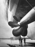 Twin Screw Propeller of New Cunard Liner 