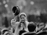 Russian Crowds Watching May Day Parade