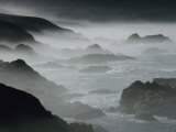 Surf Pounding the Shore of Big Sur