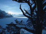Winter Landscape, Many Glacier, Glacier National Park, Montana