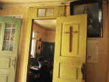 A Clergyman Studies Inside a 13Th-Century Orthodox Church