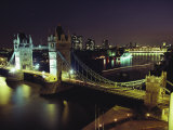 Tower Bridge, Thames River, London, England