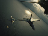Buy FA-18 Navy Jets in Flight over the Chesapeake Bay at AllPosters.com