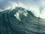 Buy A Surfer Rides a Powerful Wave off the North Shore of Maui Island at AllPosters.com