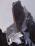Buy Climbers Move Carefully Across Steep Mountain Slopes at AllPosters.com