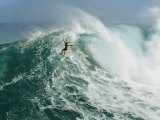 Buy A Surfer Rides a Powerful Wave off the North Shore of Maui Island at AllPosters.com
