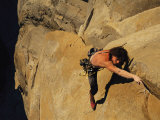 Buy A Man Rock Climbing on El Capitan, Yosemite, California at AllPosters.com