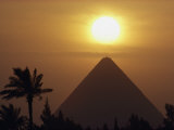 The Pyramid of Cheops, the First and Largest of the Three Pyramids of Giza