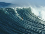 Buy A Surfer Rides a Powerful Wave off the North Shore of Maui Island at AllPosters.com