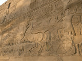 A View of Hieroglyphics on the Wall of Karnak Temple