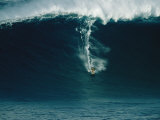Buy A Surfer Rides a Powerful Wave off the North Shore of Maui Island at AllPosters.com
