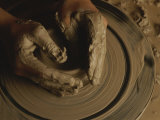 A Potter Makes a Pot from Clay