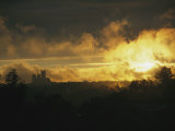 Buy Sunset in Rock Creek Park with the Washington Cathedral in Distance at AllPosters.com