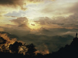 Buy The Volcanic Cone of Santa Maria Pierces the Clouds in the Western Highlands of Guatemala at AllPosters.com