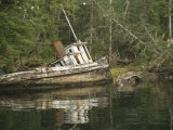 Buy An Abandoned Tugboat on the Edge of Barnard Harbour at AllPosters.com
