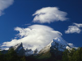 Buy Watzmann Massif with Clouds, Berchtesgaden National Park, Germany at AllPosters.com