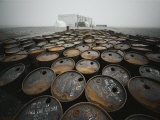 Buy Tens of Thousands of Discarded Metal Drums Litter the Coast at AllPosters.com