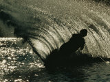 Buy Slalom Waterskier Silhouette, Chesapeake Bay, Virginia at AllPosters.com