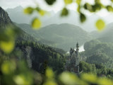Neuschwanstein Castle of King Ludwig Along the Alp-See