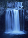 Buy Twilight View of Colonnade Falls and Surrounding Evergreen Forest at AllPosters.com