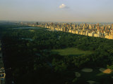 Buy Aerial View of Central Park, an Oasis in Crowded Manhattan at AllPosters.com