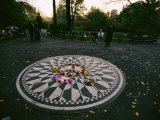 Buy The Imagine Mosaic, a Memorial to John Lennon in Strawberry Fields at AllPosters.com