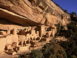 Ruins of the Anasazi Cliff Palace Occupied Between A.D. 550 and 1300