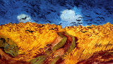 Wheatfield with Crows, c.1890 Art Print