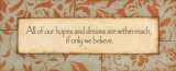 Hopes and Dreams