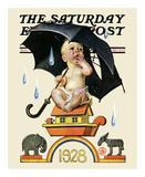 New Year's Baby, c.1928: Beginning to Rain