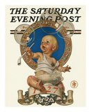 New Year's Baby, c.1927: Blowing Bubbles