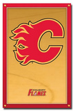 Calgary Flames (New Logo) Poster