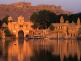 Buy Fort Overlooking Tilon-Ki-Pol and Gadi Sagar at Dawn, Jaisalmer, India at AllPosters.com