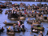 Buy Cai Rang Floating Market, Can Tho, Vietnam at AllPosters.com
