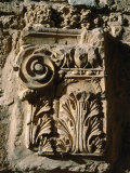 Carved Detail at Antonine Baths, Carthage, L'Ariana, Tunisia
