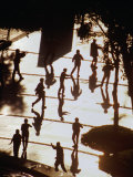 Buy Tai Chi Chuan Shadow Boxing in Early Morning at Causeway Bay, Hong Kong, China at AllPosters.com
