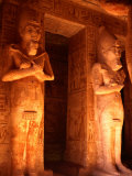 Statues of Ramesses Inside Hypostyle Hall, Abu Simbel, Egypt