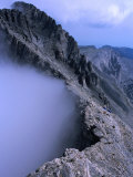 Trekkers Climbing Towards Mytikas on Mt. Olympus, Mytikas, Greece