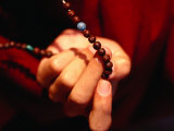 Buy Monk's Hands Holding Prayer Beads, Bodhnath, Nepal at AllPosters.com