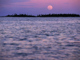 Buy Full Moon at Sunset, Cook Islands at AllPosters.com
