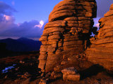 Summit Tor on Slieve Binnian, Mourne Mountains, Down, Northern Ireland