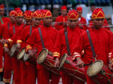 Buy Drum Procession for the Royal Ploughing Festival, Held at Sanam Luang, Bangkok, Thailand at AllPosters.com