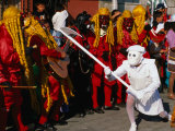 Dance of 24 Devils at Festival of Immaculate Conception, Ciudad Vieja, Guatemala