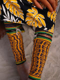 Beaded Ankle and Leg Decoration from San Blas Islands, Panama