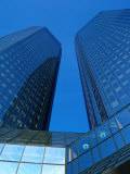 Buy Glass-Faced Deutsche Bank Twin Towers, Frankfurt-Am-Main, Germany at AllPosters.com