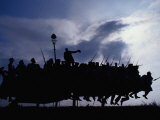 Buy Silhouetted Statues of Communist Revolutionaries at Statue Park, Budapest, Hungary at AllPosters.com