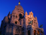 Exterior of Basilique Du Sacre Coeur (Sacred Heart Basilica), Paris, France