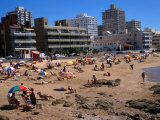 People on Beach, Punta Del Este, Uruguay