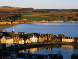 Town Buildings Overlooking Harbour, Stonehaven, United Kingdom